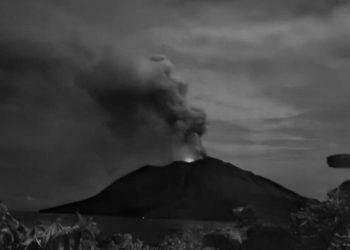 Warga Harus Segera Dievakuasi, Status Gunung Ruang di Sulawesi Utara Masuk Level Awas